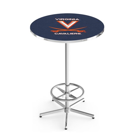 Holland Bar Stool Co 42" Chrome Virginia Pub Table L216C4228Vrgnia